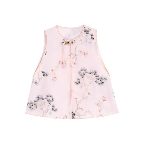 YICHENGFENGXU Жилет Женский Розовый