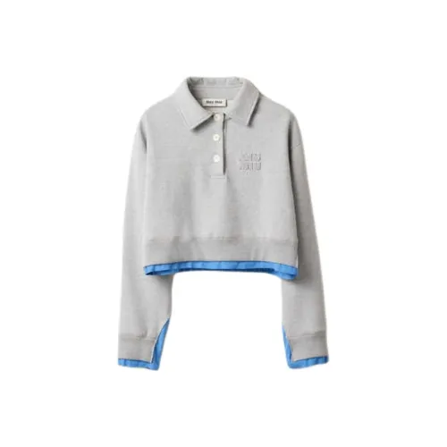 MIU MIU SS25 Cropped Coat Women's Gray MIU MIU SS25 Укороченное пальто женское серого цвета