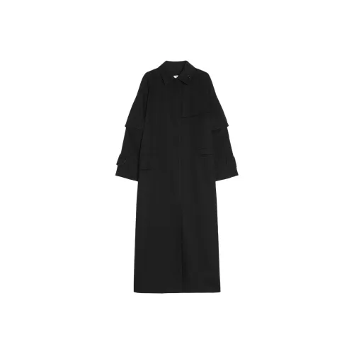 MaxMara Тренчкот Женский Черный