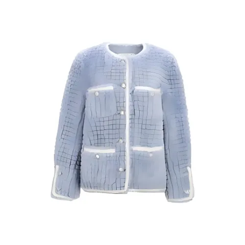 AIVEI Velvet Feel Пальто Женское Dream Blue