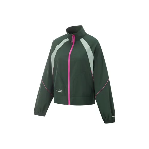 LINING Fitness Series Тренчкот Женские Mountain View Зеленый Tallow Зеленый