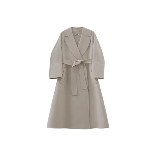 'S MAX MARA' Пальто Женское Светло-Серое