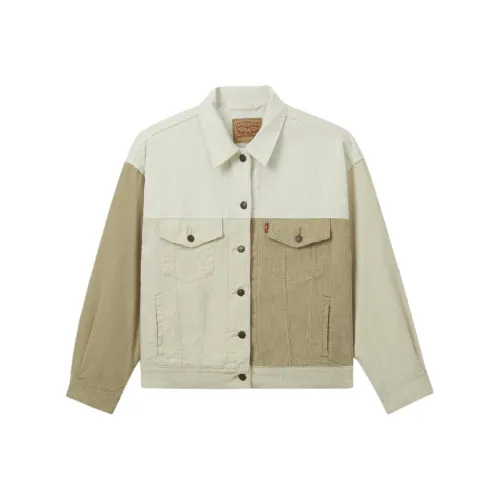 Levi's Пуховая куртка Женская Бежевая Хаки