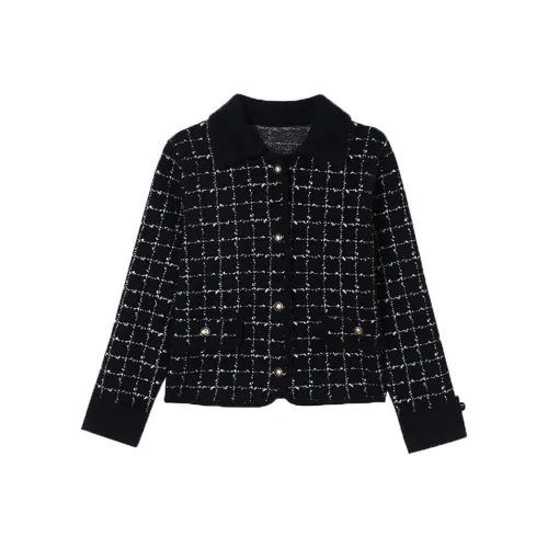 PIERRE CARDIN Cropped Coat Women's Black