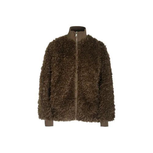 Little Pull Velvet Feel Куртка Женская Коричневая