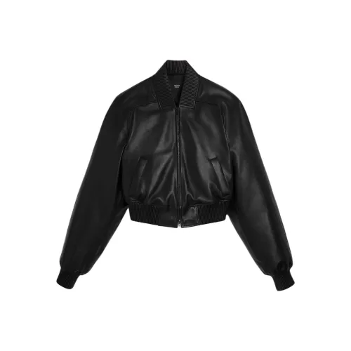 Phoebe Philo Черные Женские Кожаные Куртки