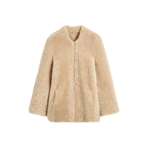 TOTEME FW24 Вельвет Feel Пальто Женское Масляное