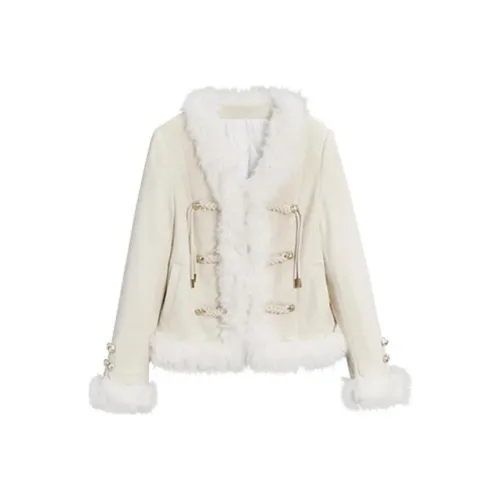 Love To Serve Вельвет Feel Куртка Женская Абрикос