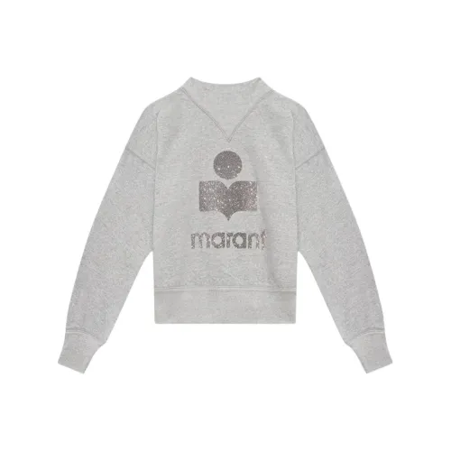 ISABEL MARANT Серо-серебристые Женские Толстовки