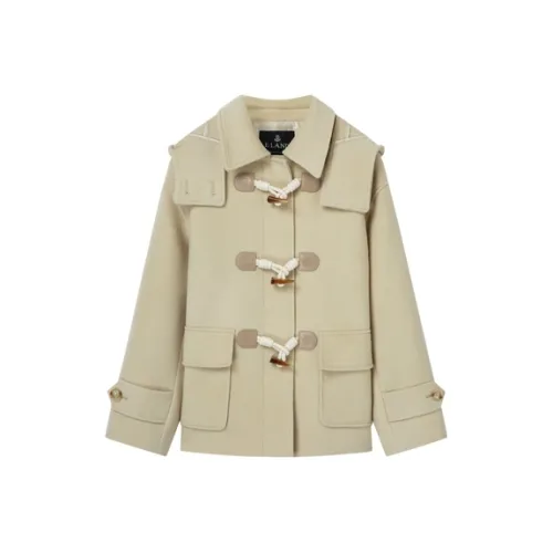 E.land Сливочный 64Cream Женское пальто