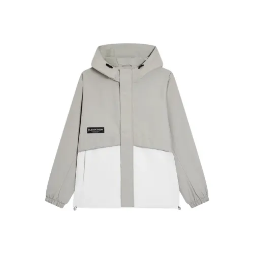 XTEP Тренчкот Женский Frosty Серый Белый Хлопок