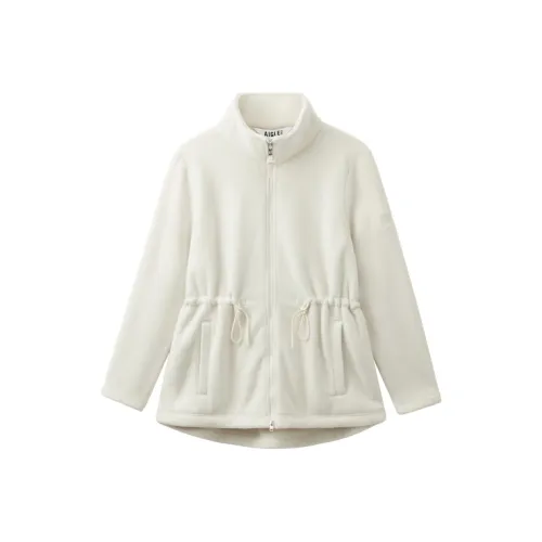 AIGLE Dove Молочно-белый Женские Бархатные Куртки