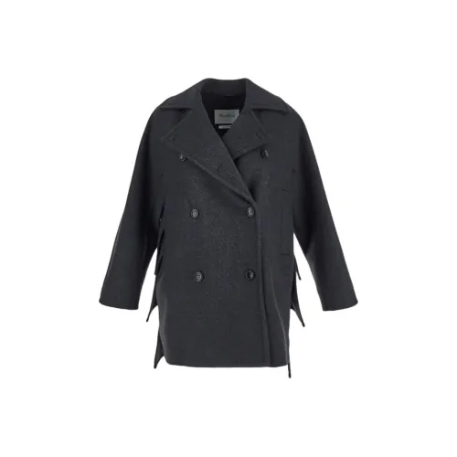 MaxMara Серое Женское Пальто