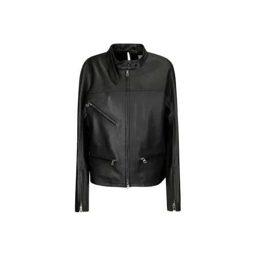 COURREGES Кожа Куртка Женская Черная