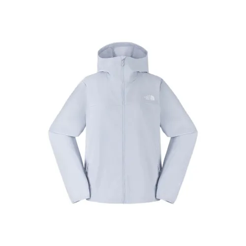 THE NORTH FACE SHADOW SS25 Быстросохнущий Защита от ультрафиолета Защита от солнца Женская одежда 0TI Светло-синий