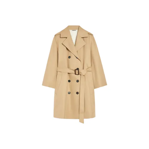 WEEKEND MaxMara Тренчкот Женский Хаки