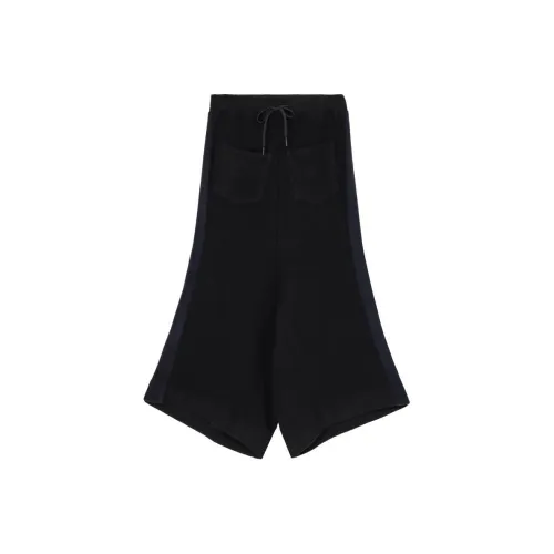 Yohji Yamamoto Черные Женские Повседневные Брюки