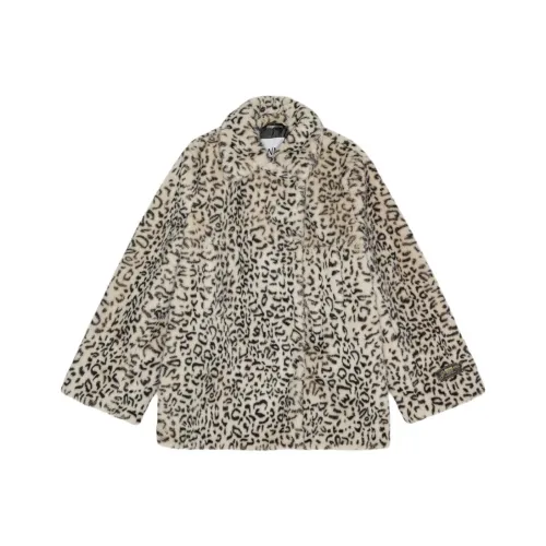 GANNI Бархат Feel Пальто Женские Цвет Almond Milk