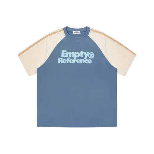 EMPTY REFERENCE Темно-синяя унисекс футболка