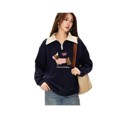 CHOCOOLATE Свитшот Женские NYX Темно-синий