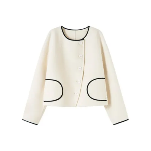 SHUXI Moscow Белое Женское Пальто