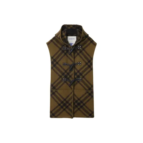 Burberry Зеленые Женские Плащи