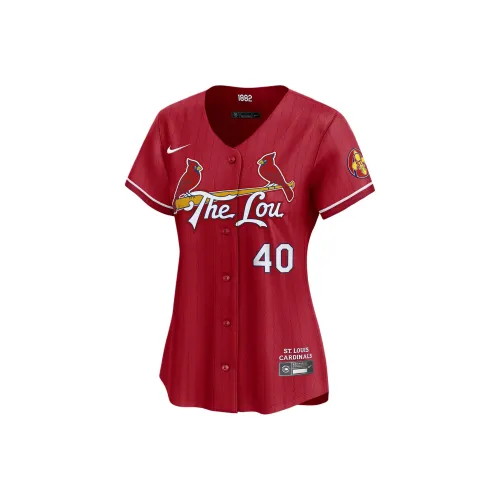 Nike x MLB Городской Connect Dri FIT ADV Ограниченный Бейсбольная куртка Женская Красная