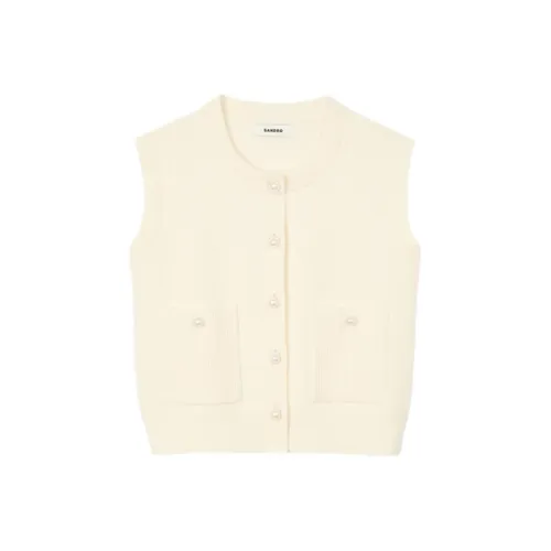 Sandro Жилет Женский Светлый Умбра