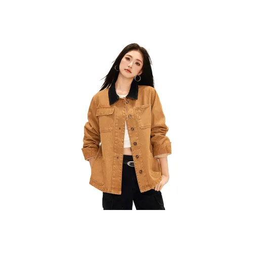 CHOCOOLATE Деним Куртка Женская Хаки
