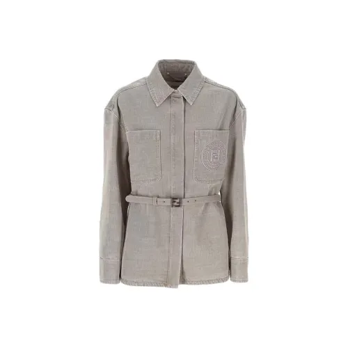 FENDI Бизнес-костюм женский светлый умбра