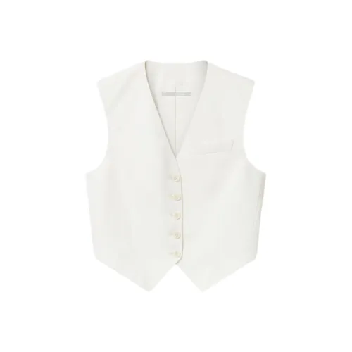 Stella McCartney Жилет Женские Кремовый