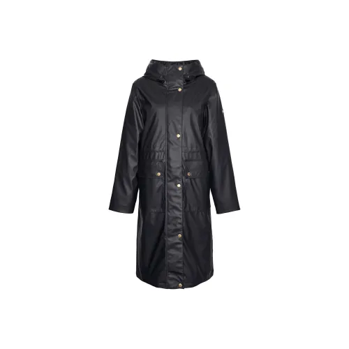 BARBOUR Хлопковый пуховик женский черный