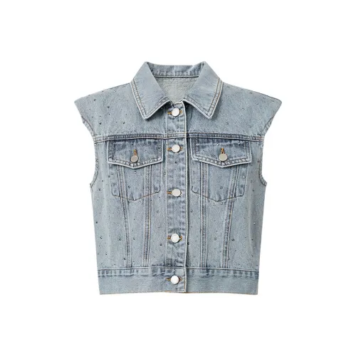 Hopeshow Жилет Женский Светлый Деним 070