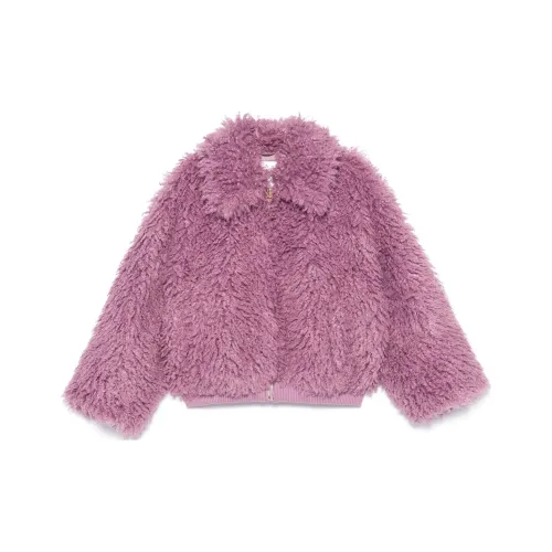 Essentiel Antwerp Серо-фиолетовые Женские Бархатные Куртки