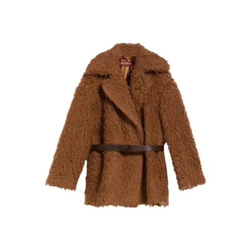 MaxMara Коричневое Женское Пальто