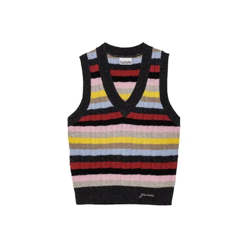 GANNI FW24 Жилет Женские Многоцветный