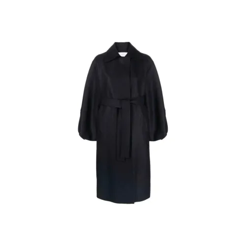 HARRIS WHARF LONDON Пальто Женское Темно-синий