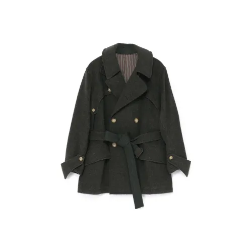 Yohji Yamamoto Khaki Женское пальто