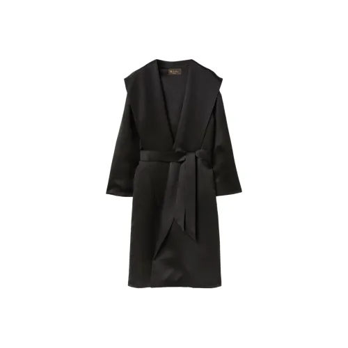 Loro Piana FW24 Пальто Женское Черное