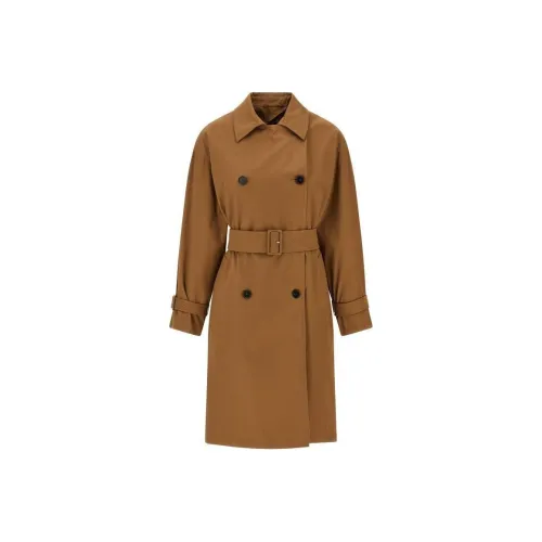MaxMara Studio Тренчкот Женский Коричневый
