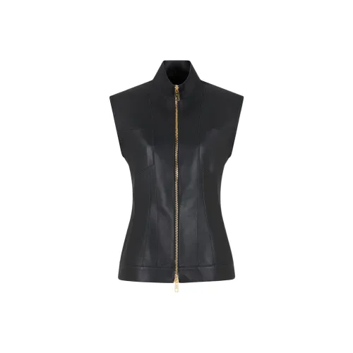 EMPORIO ARMANI Кожа Куртка Женская Черная