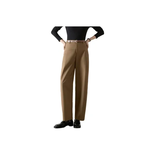 Mo Han Yi Mei Повседневные брюки Женские Хаки