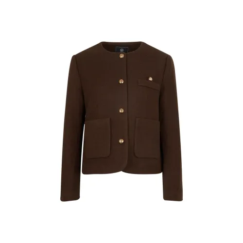 JESSYLINE Cropped Coat Women's Coffee