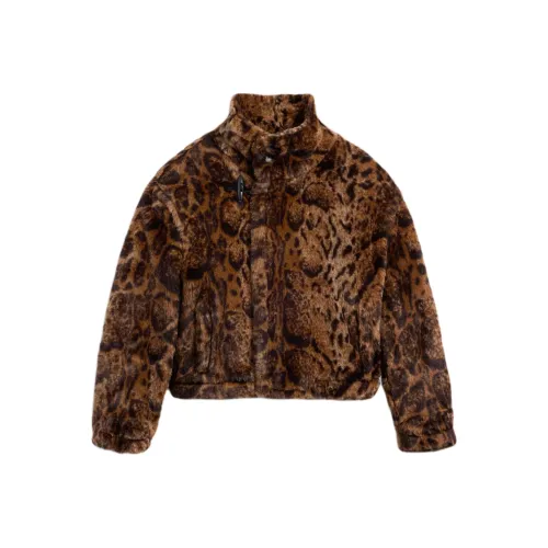 Jacquemus Leopard/Леопардовый принт Женские бархатные куртки