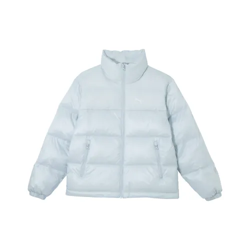 PUMA Серебряный Женские Объёмные Куртки (Пуфы)