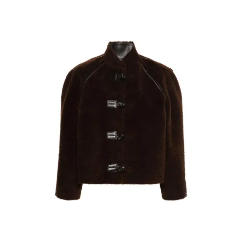 LOW CLASSIC FW24 Вельвет Feel Пальто Женское Кофейное