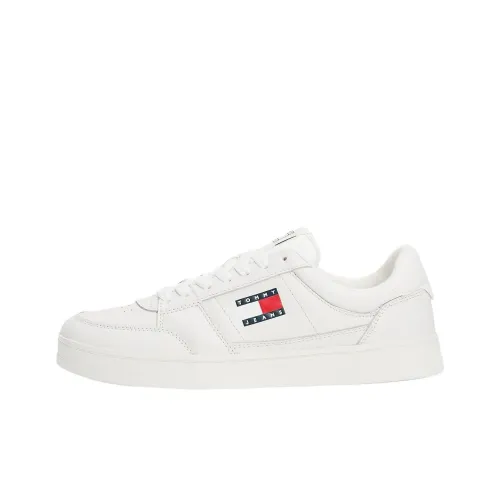 Tommy Hilfiger Slip-resistant Abrasion-resistant Low Top Skateboard Shoes Men's White Томми Хилфигер Противоскользящие Устойчивые к истиранию Низкие Кроссовки для скейтбординга Мужские Белые