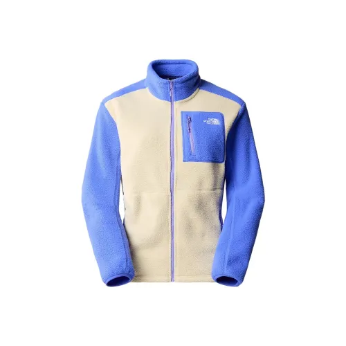 THE NORTH FACE Женские YUMIORI Full ZIP Флис Куртка Бархат feel Пальто Женское Sun Синий