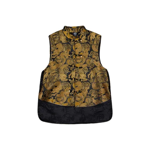 TCH Жилет Женские Черная основа с золотым логотипом