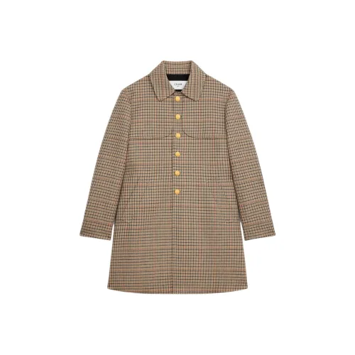 CELINE Сливочный Женское Пальто